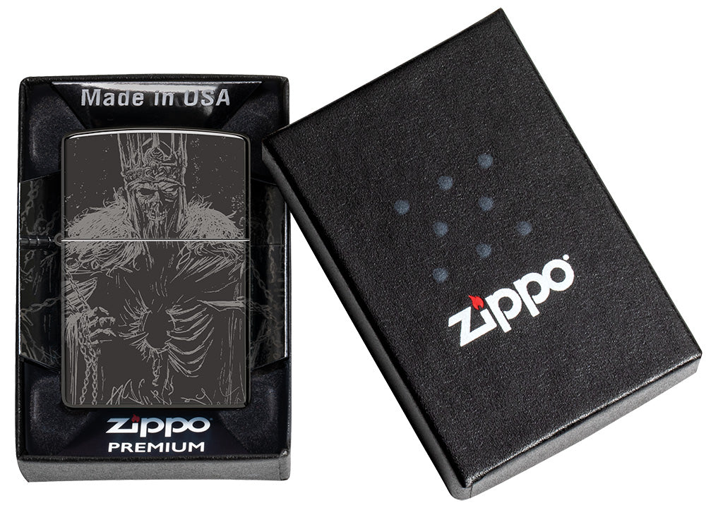 Zippo zapalovač 66013 Skull King Design