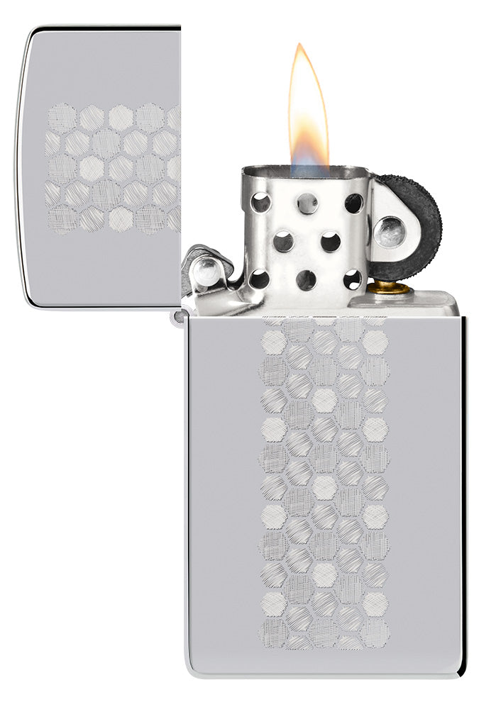 Zippo zapalovač 22109 Slim® Honeycomb Design