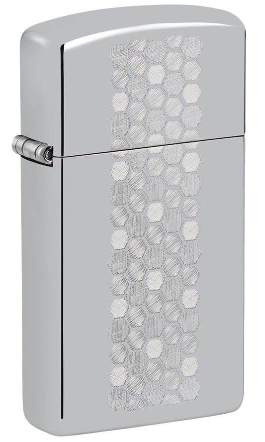 Zippo zapalovač 22109 Slim® Honeycomb Design