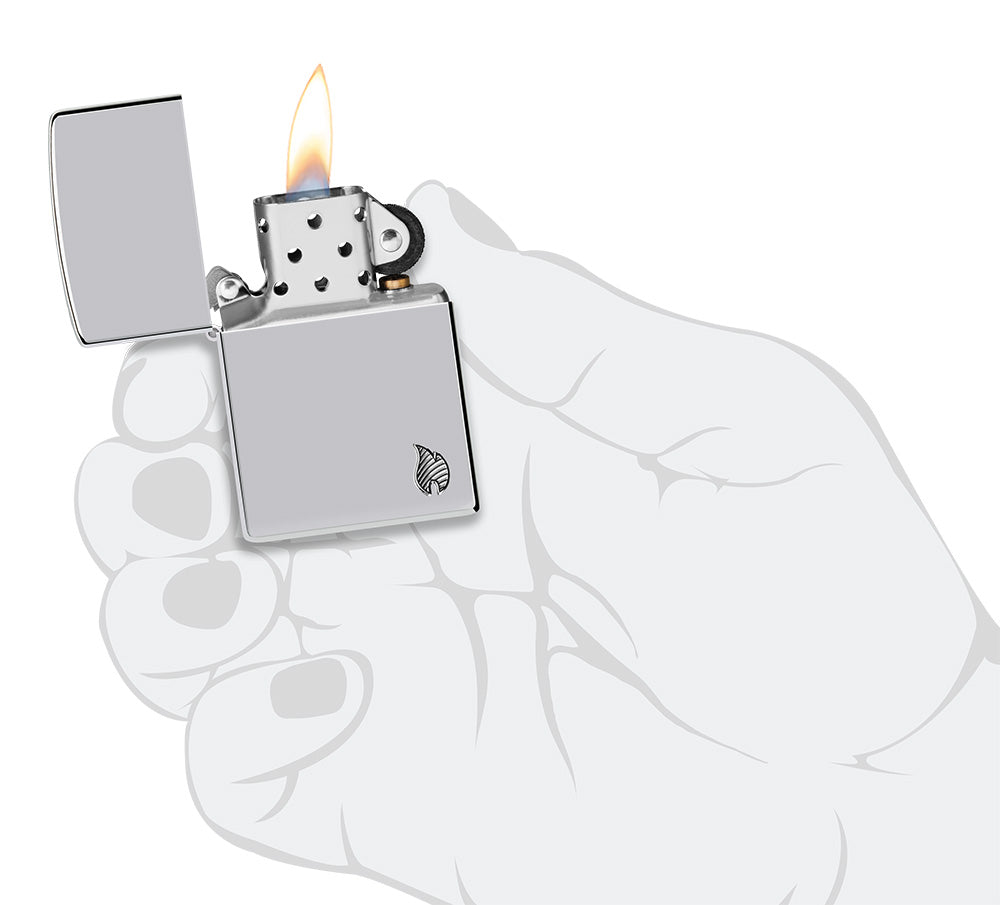 Zippo zapalovač 22110 Armor® Chrome Flame Design