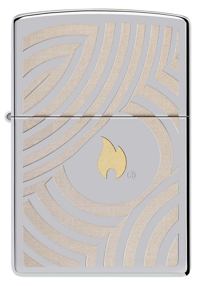 Zippo zapalovač 22112 Flame and Circles Design