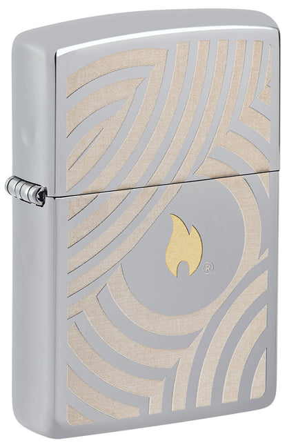 Zippo zapalovač 22112 Flame and Circles Design