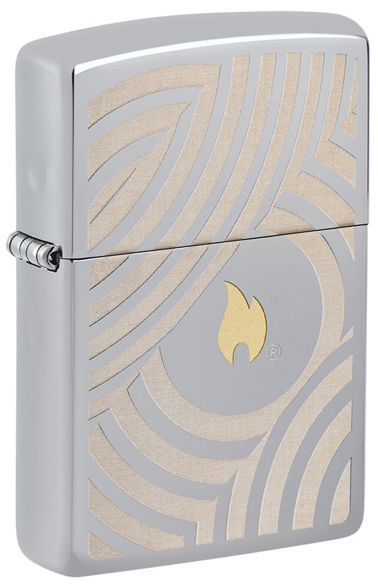 Zippo zapalovač 22112 Flame and Circles Design