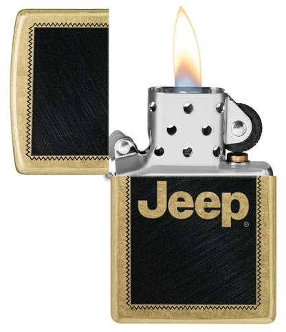 Zippo zapalovač 23016 Jeep Stamp Design