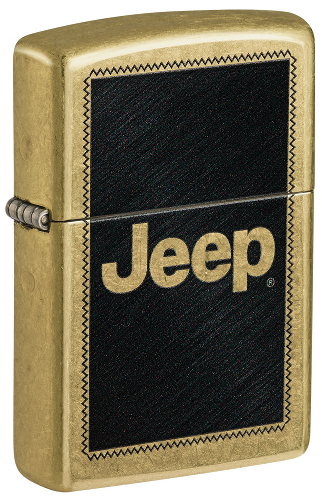 Zippo zapalovač 23016 Jeep Stamp Design
