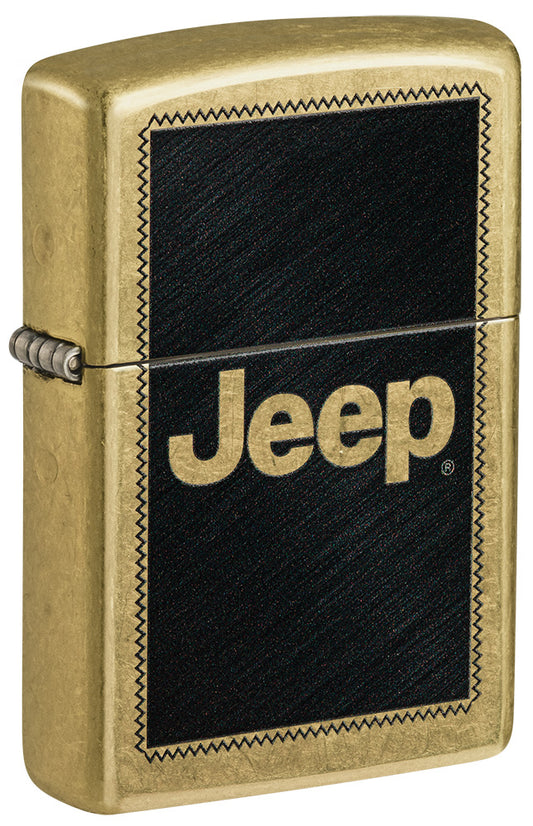 Zippo zapalovač 23016 Jeep Stamp Design