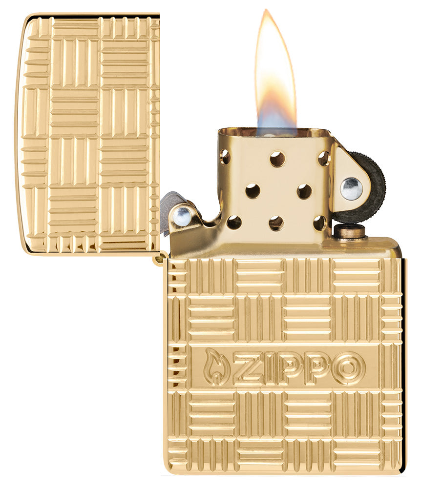 Zippo zapalovač 24015 Armor® Deep Carve Zippo Design