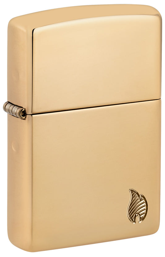 Zippo zapalovač 24016 Armor® High Polish Brass Flame Design