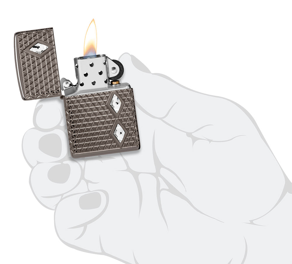 Zippo zapalovač 25664 Diamond Pattern Design