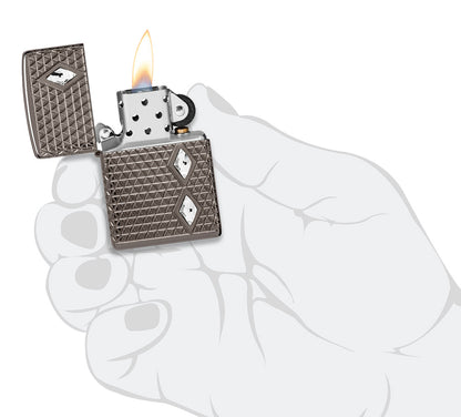 Zippo zapalovač 25664 Diamond Pattern Design