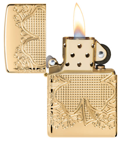 Zippo zapalovač 28031 Lucky Clover Design