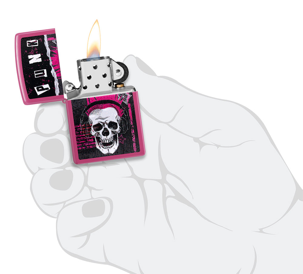 Zippo zapalovač 66018 Punk Skull Design