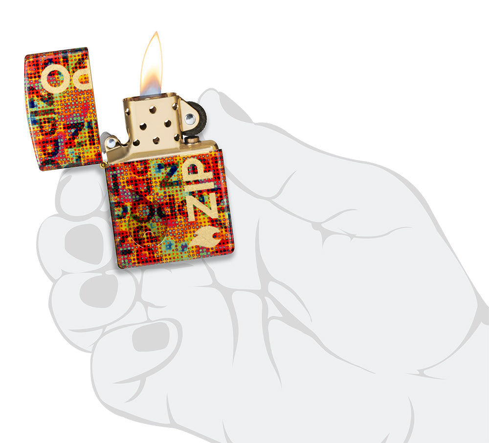 Zippo zapalovač 66024 Pixel Fusion Design