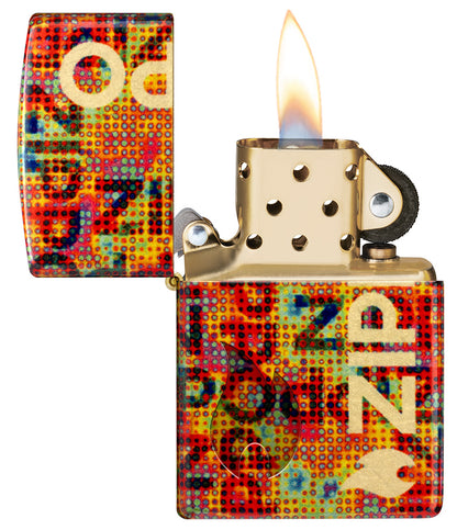 Zippo zapalovač 66024 Pixel Fusion Design