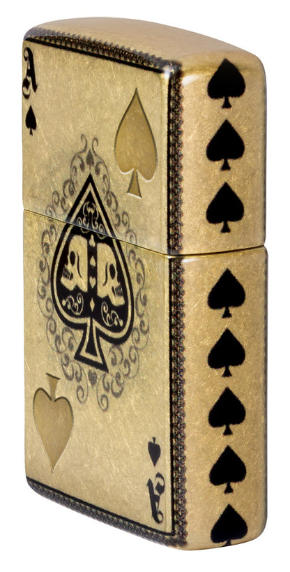 Zippo zapalovač 66025 Ace of Skulls Design