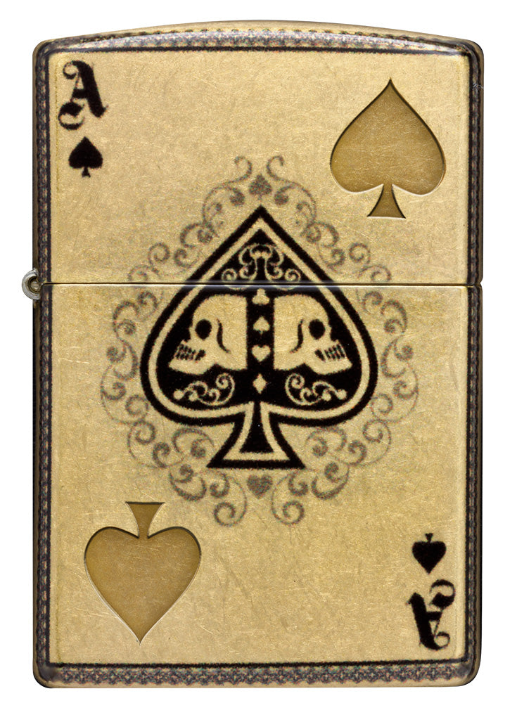 Zippo zapalovač 66025 Ace of Skulls Design
