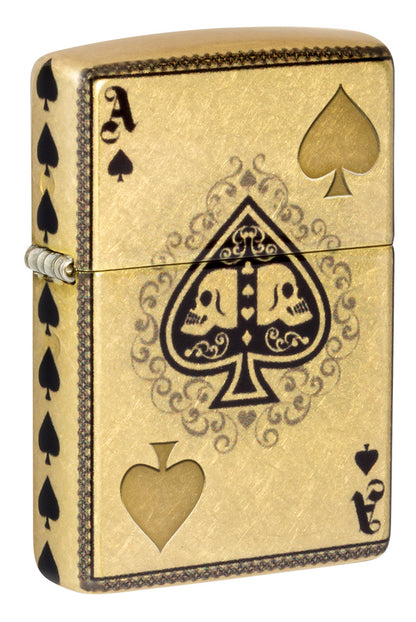 Zippo zapalovač 66025 Ace of Skulls Design
