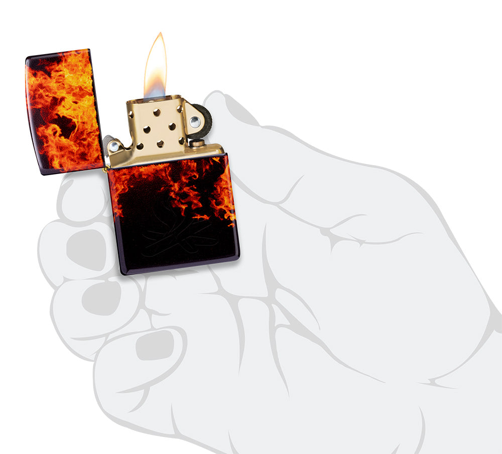 Zippo zapalovač 66026 Fusion Inferno Design