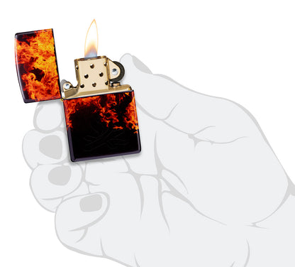 Zippo zapalovač 66026 Fusion Inferno Design