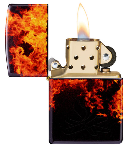 Zippo zapalovač 66026 Fusion Inferno Design