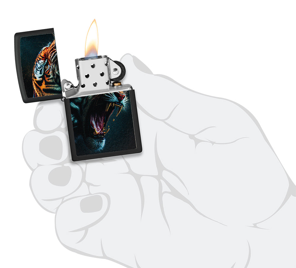 Zippo zapalovač 66030 Tiger Roar Design