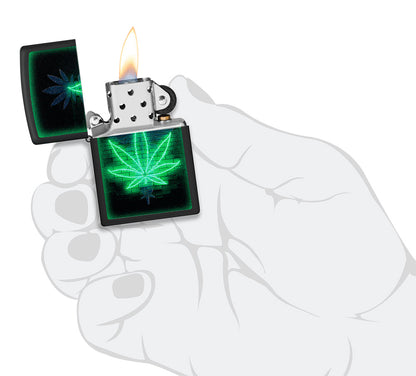 Zippo zapalovač 66033 Gleaming Leaf Design