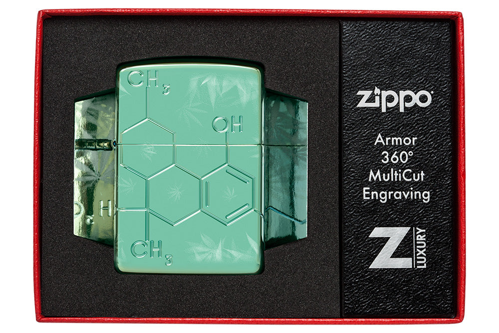 Zippo zapalovač 66034 Cannabis Compound Design