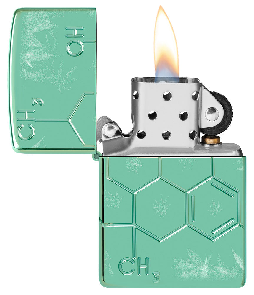 Zippo zapalovač 66034 Cannabis Compound Design