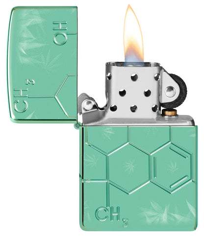 Zippo zapalovač 66034 Cannabis Compound Design