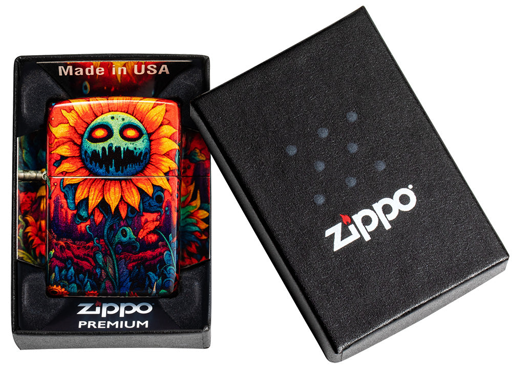 Zippo zapalovač 66037 Spooky Sunflower Design