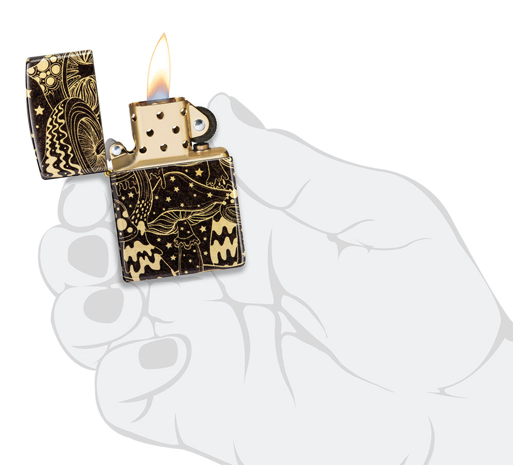 Zippo zapalovač 66038 Mushroom Drift Design