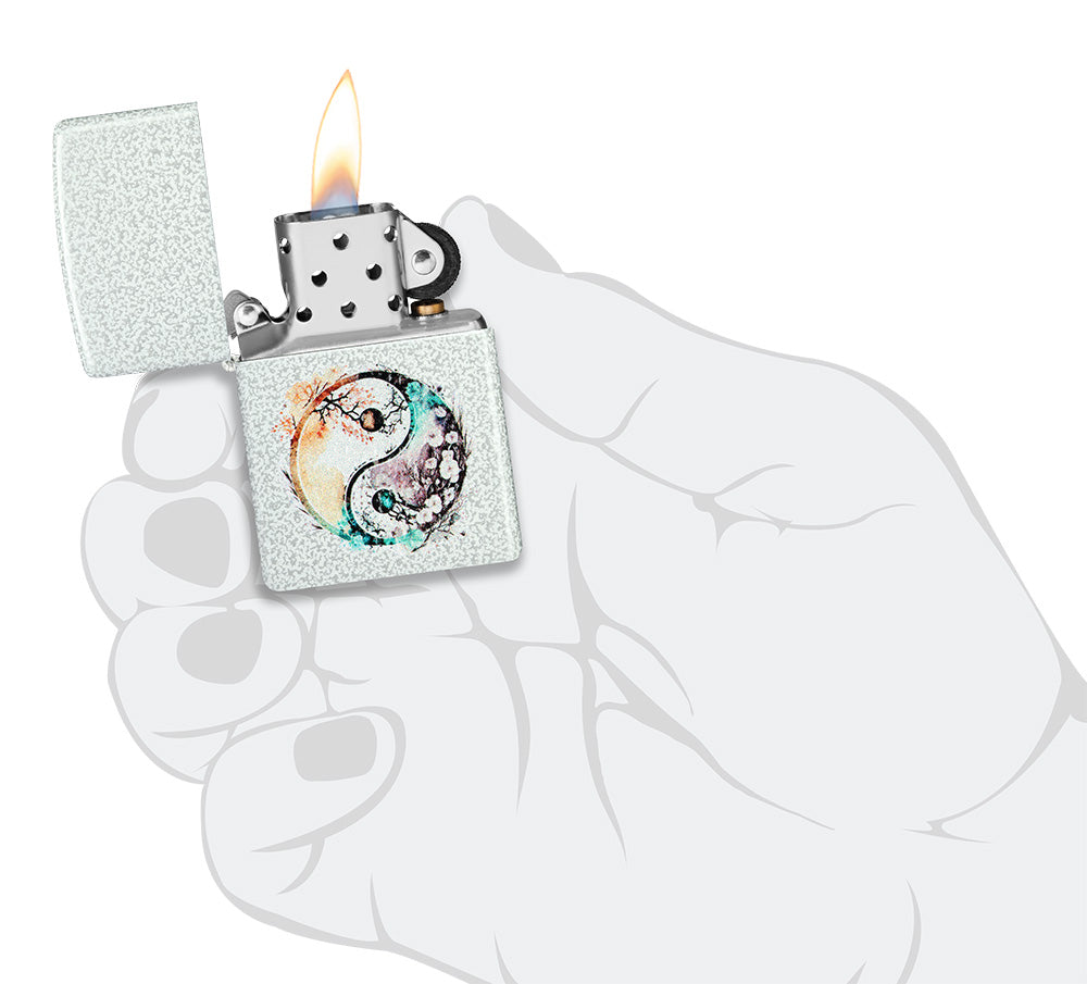 Zippo zapalovač 66042 Floral Yin and Yang Design