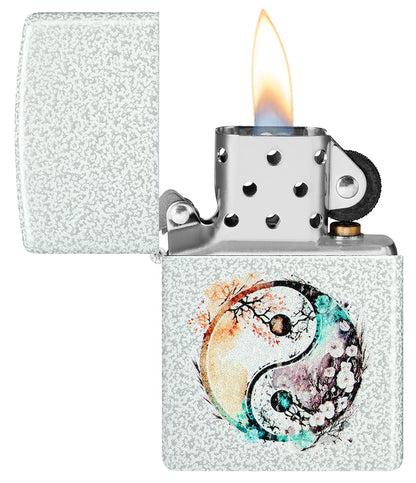 Zippo zapalovač 66042 Floral Yin and Yang Design