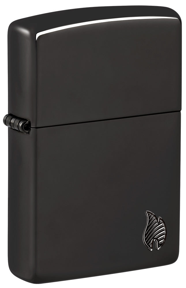 Zippo zapalovač 66045 Armor® High Polish Black Flame Design
