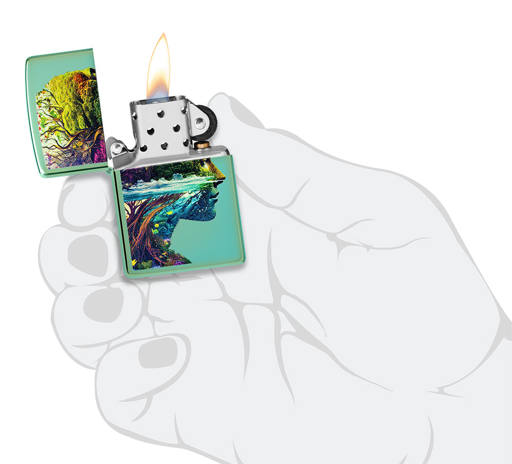 Zippo zapalovač 66047 One with Nature Design