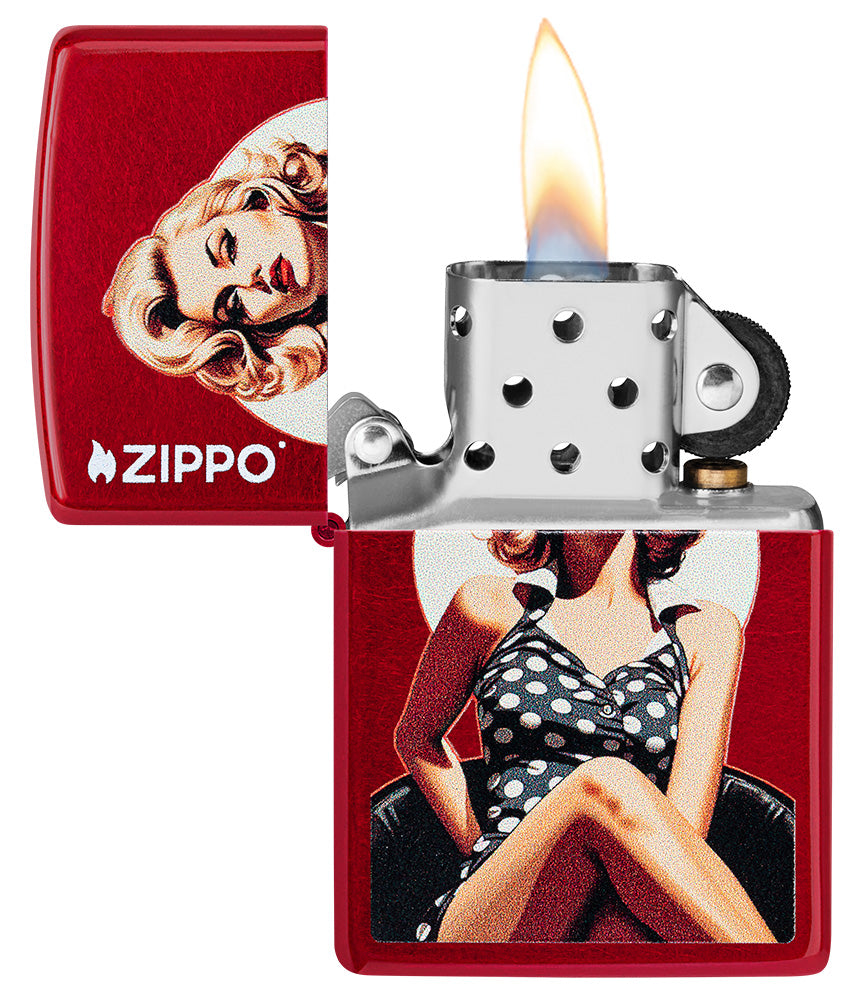 Zippo zapalovač 66056 Vintage Pinup Design