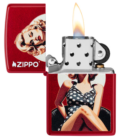 Zippo zapalovač 66056 Vintage Pinup Design