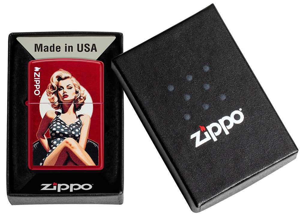 Zippo zapalovač 66056 Vintage Pinup Design