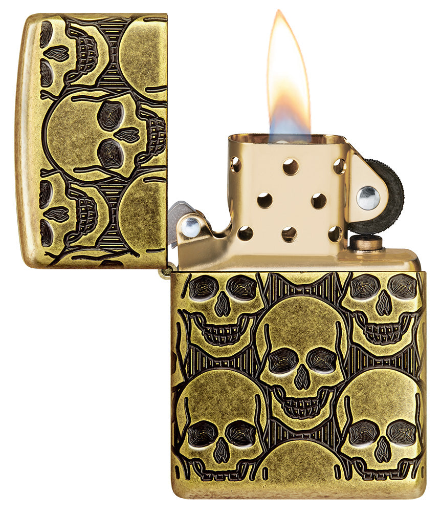 Zippo zapalovač 29061 Cackling Cranium Design