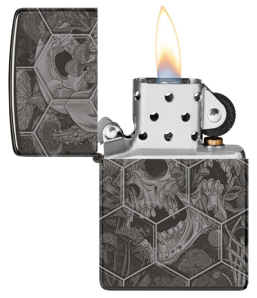 Zippo zapalovač 66067 Psychedelic Skull