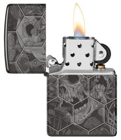 Zippo zapalovač 66067 Psychedelic Skull