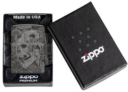 Zippo zapalovač 66067 Psychedelic Skull