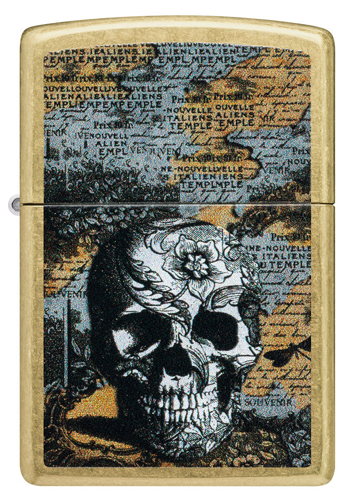 23075 Floral Skull Design