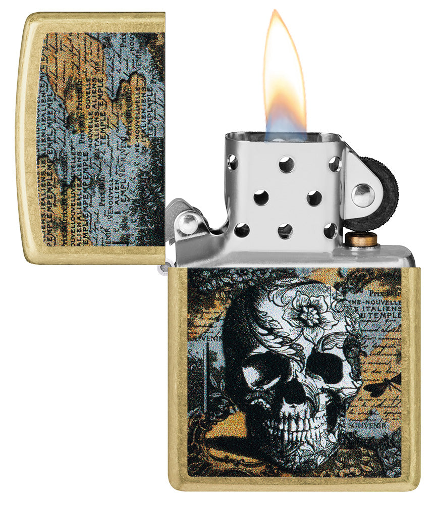 23075 Floral Skull Design