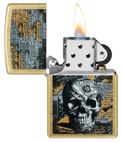 23075 Floral Skull Design