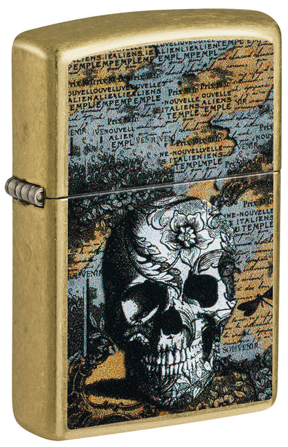 23075 Floral Skull Design