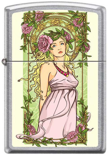 25972 Nouveau Floral Woman