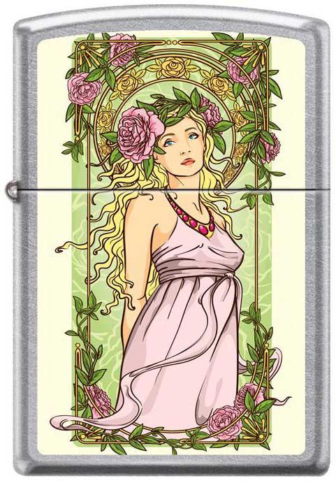 25972 Nouveau Floral Woman