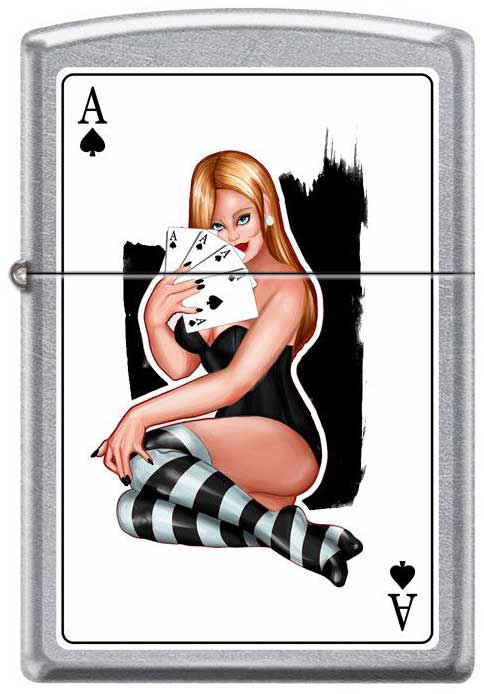 25973 Girl with Ace Card