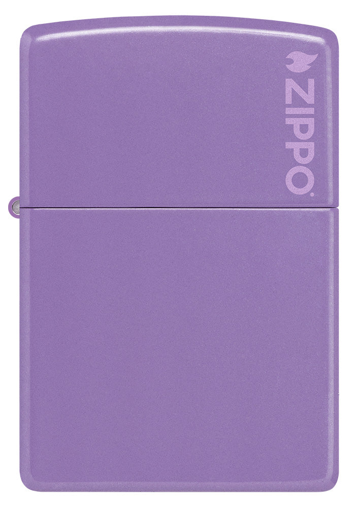 66081 Smoky Lavender Zippo Logo